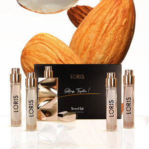 Kit de viaje Niche Almond Coffe 5 x 10 ML