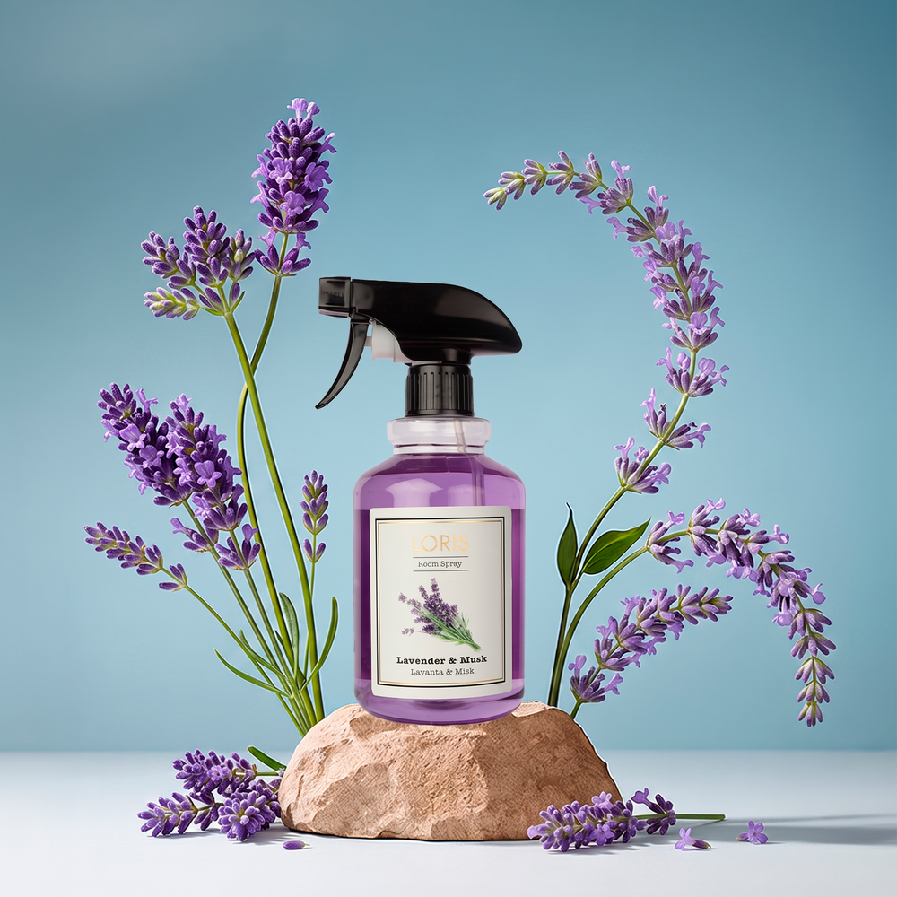 Ambientador en spray de lavanda y almizcle 500 ml