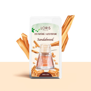 Aromatizante decorativo para auto de sándalo 9 ml